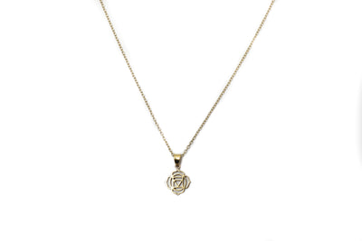 Root Chakra necklace | 18k Gold Plated