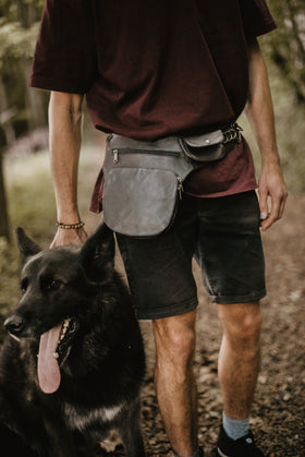 Leather Minimal Hip Bag