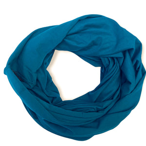 Hoop Scarf | Thick & Stretchy | Blue - ForageDesign