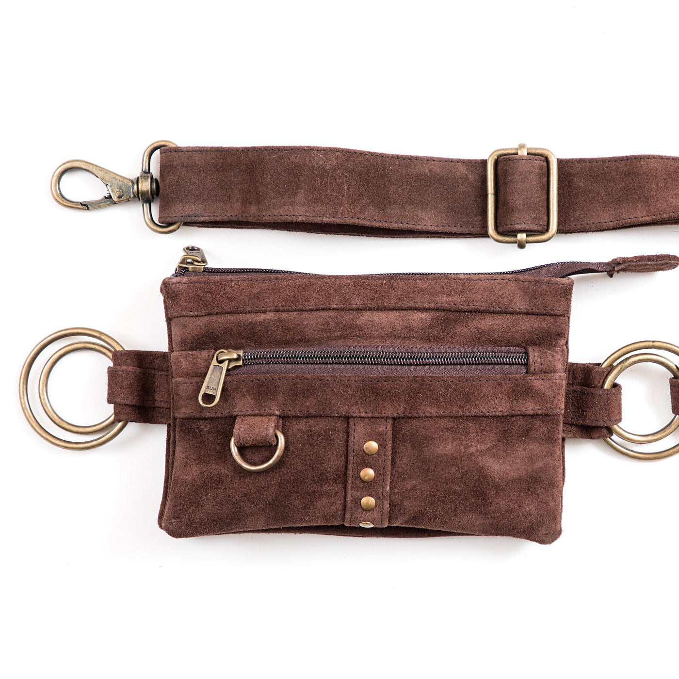 Suede Lila Belt | Deep Brown