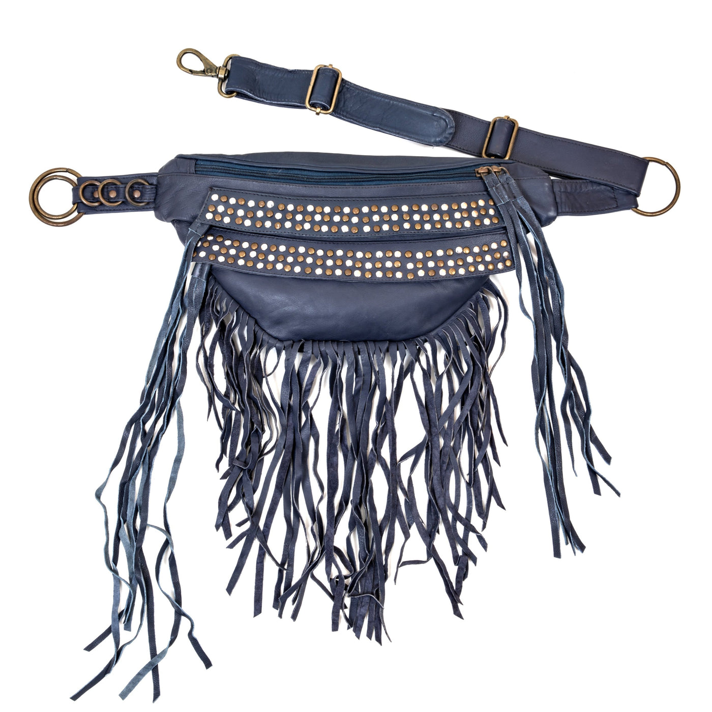 Tassel Kaida Belt | Stone Blue