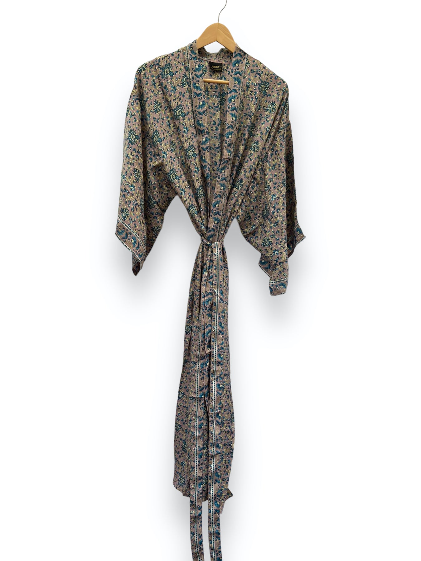 Long Floaty Kimono - Stone Gray – ForageDesign