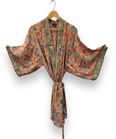Short Floaty Kimono - Spring Blossom