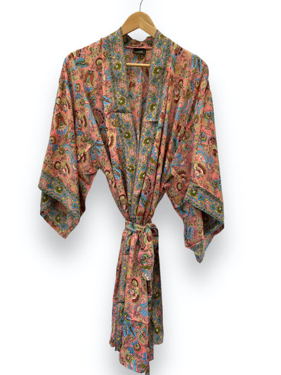 Ex Display | Short Floaty Kimono - Spring Blossom