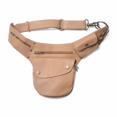 Leather Hip Bag | Tan