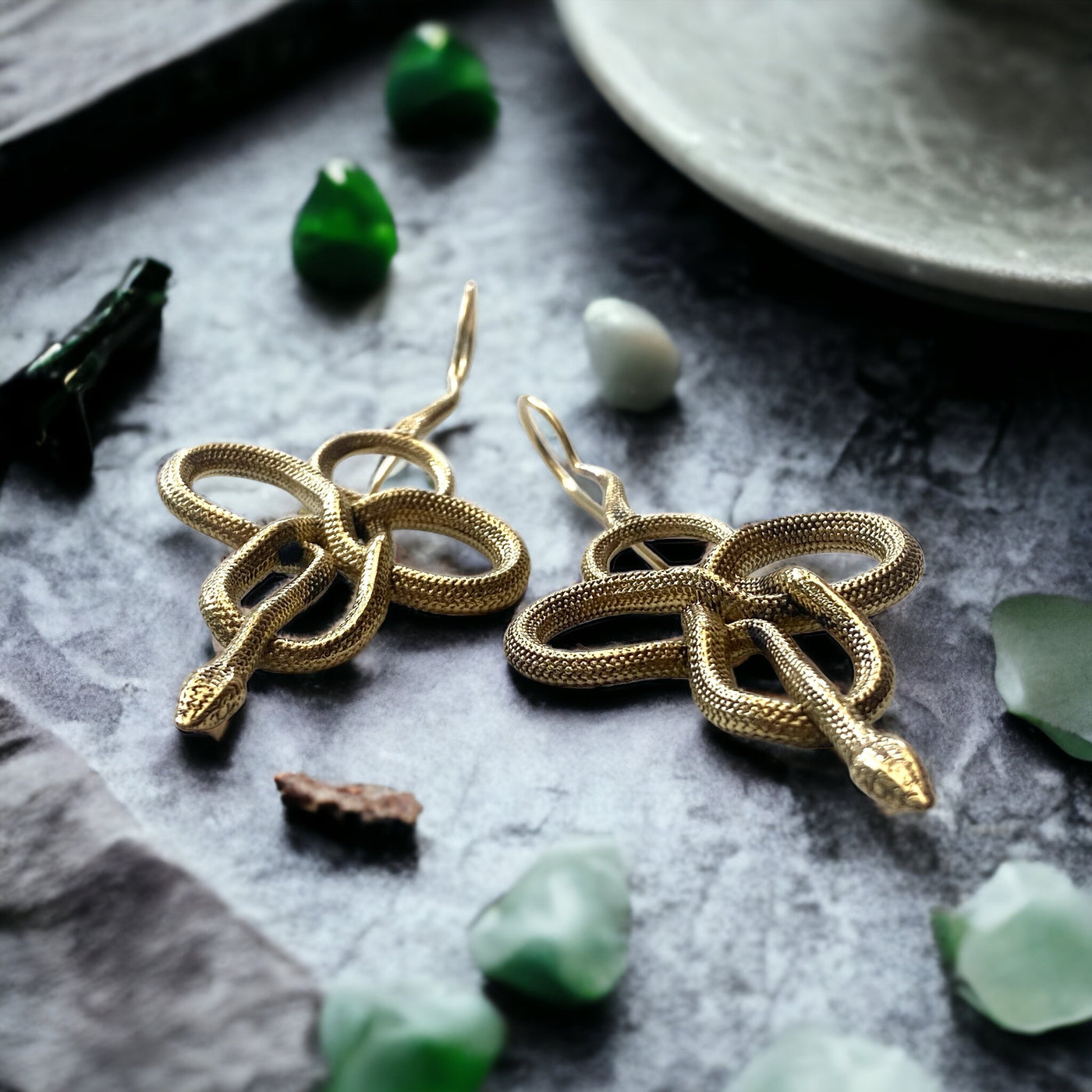 Amarantha Serpent Earrings