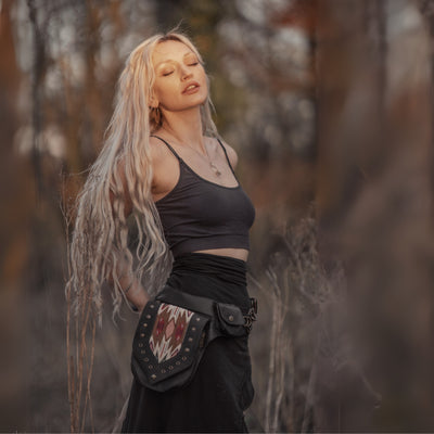 Leather Niisha Belt | Black