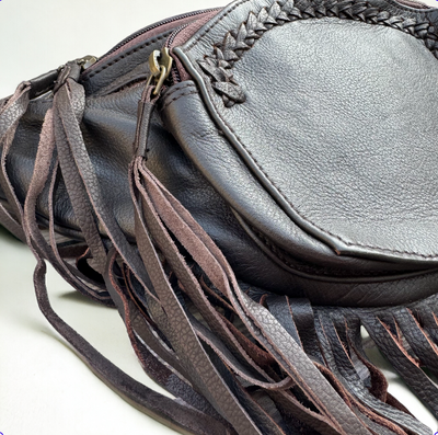 Leather Cedar Belt | Falcon Brown