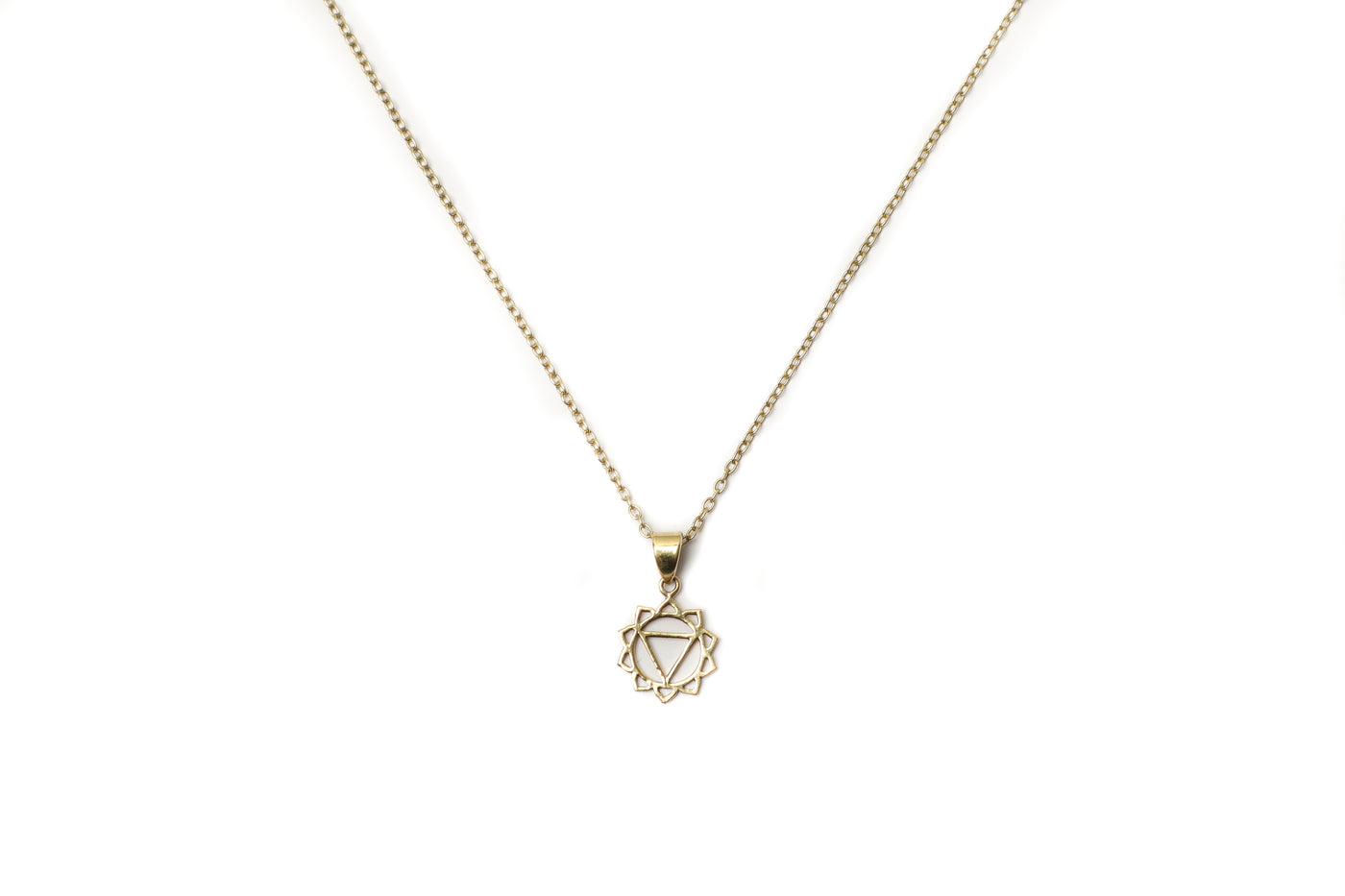 Solar Plexus Chakra necklace | 18k Gold Plated