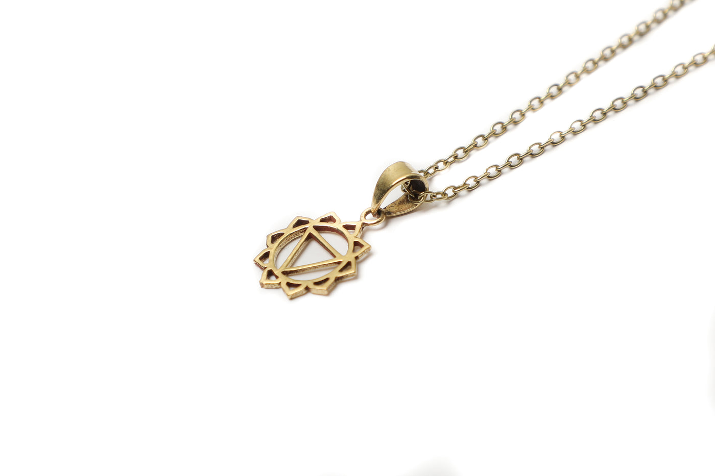 Solar Plexus Chakra necklace | 18k Gold Plated