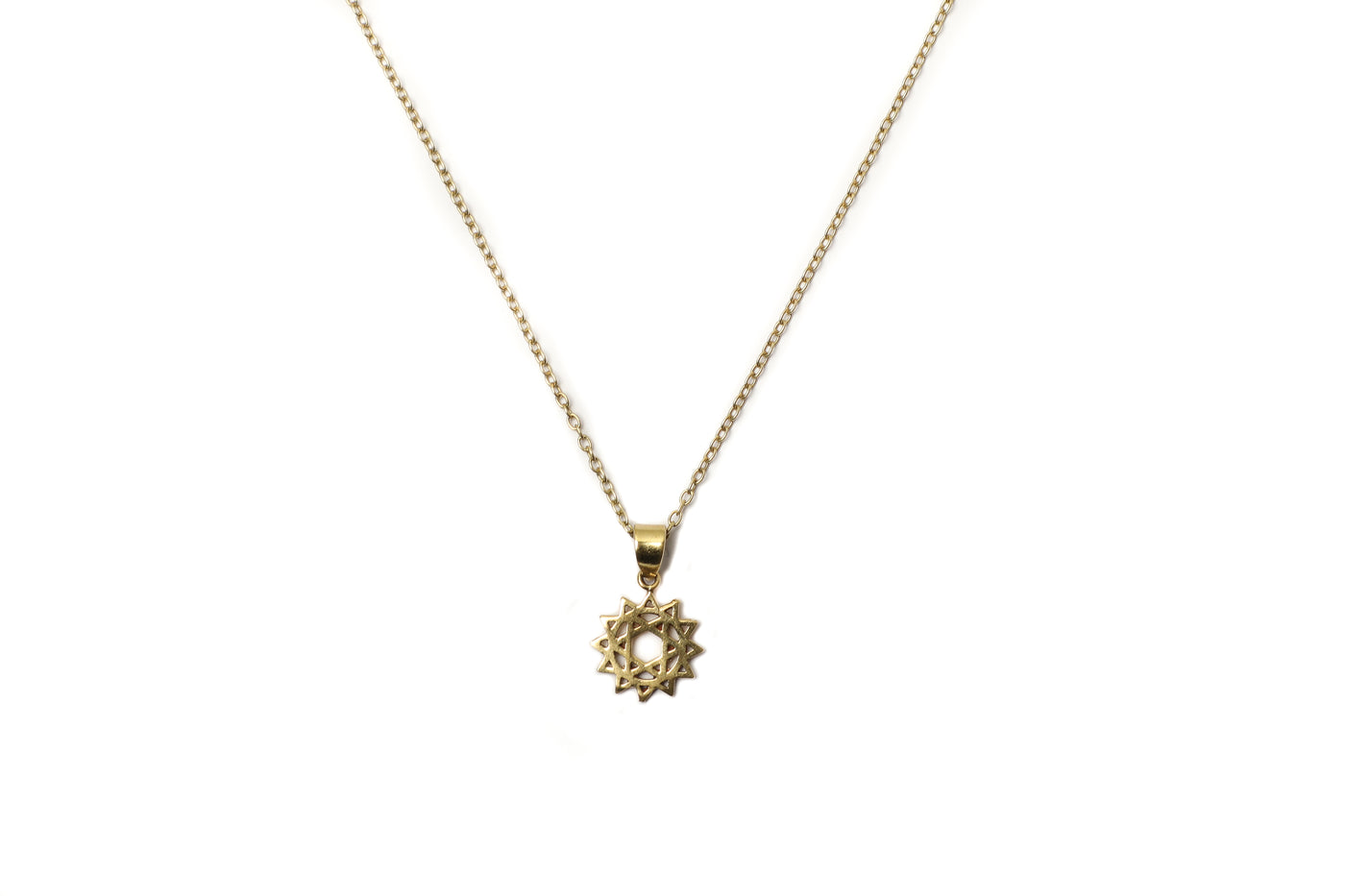 Heart Chakra necklace | 18k Gold Plated