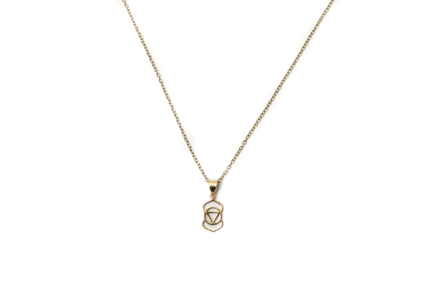 Third Eye Chakra necklace | 18k Gold Plated
