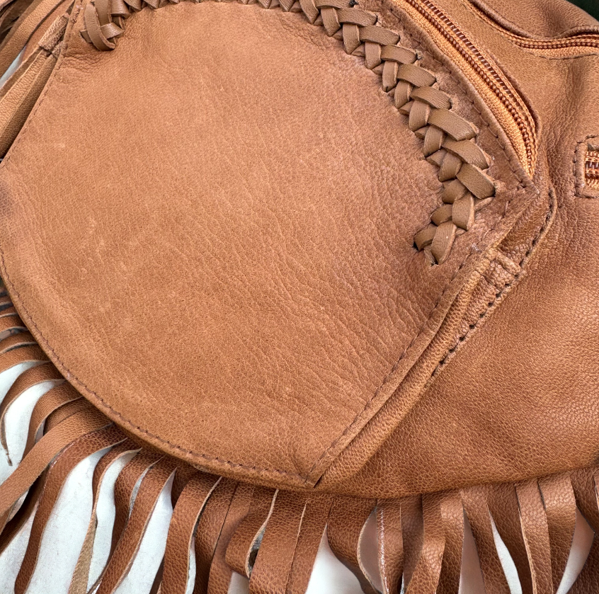Leather Cedar Belt | Desert Tan