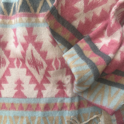 Blanket Scarf | Pastel Pink