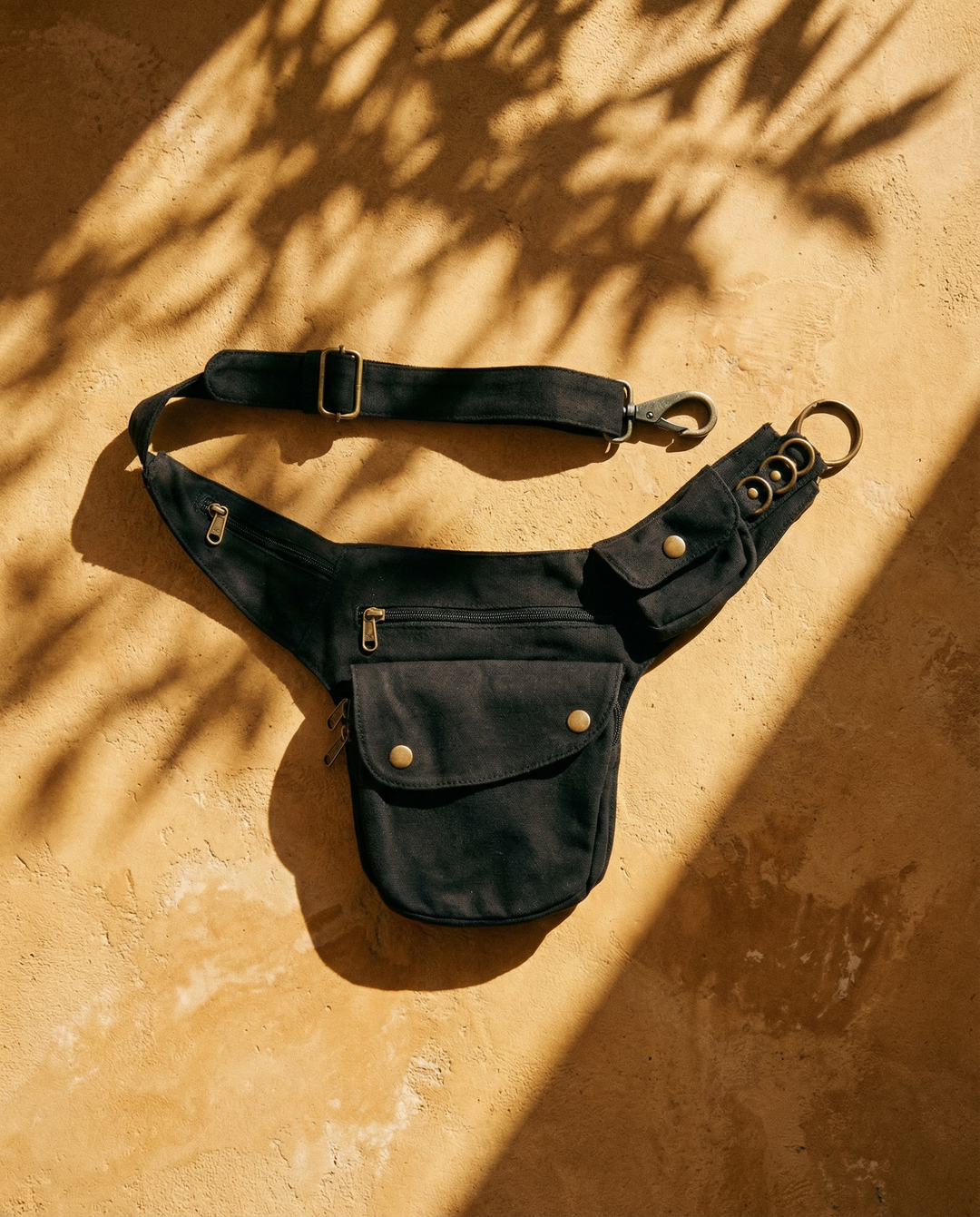 Canvas Hip Bag - Black – ForageDesign