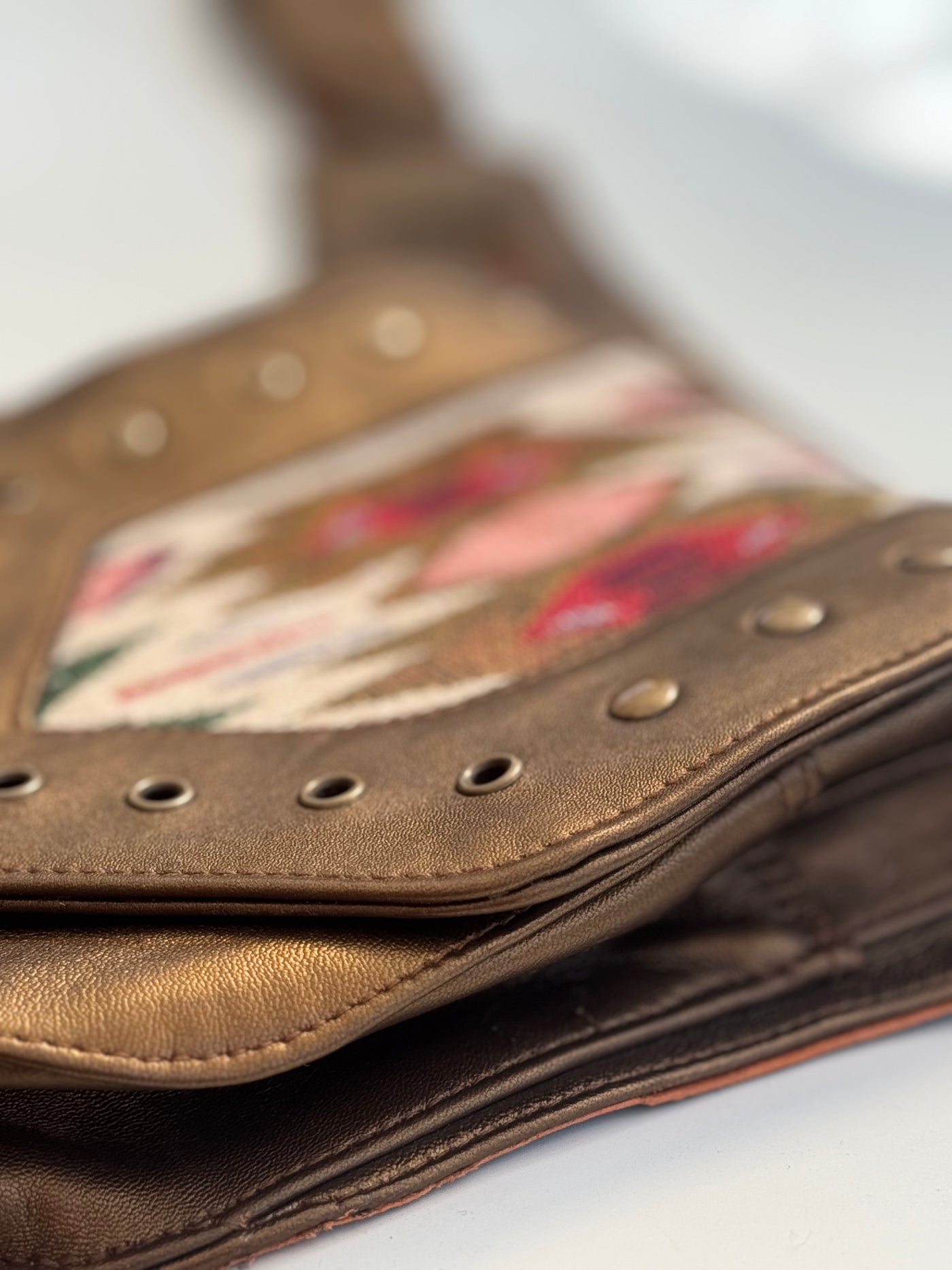 Leather Niisha Belt | Gold