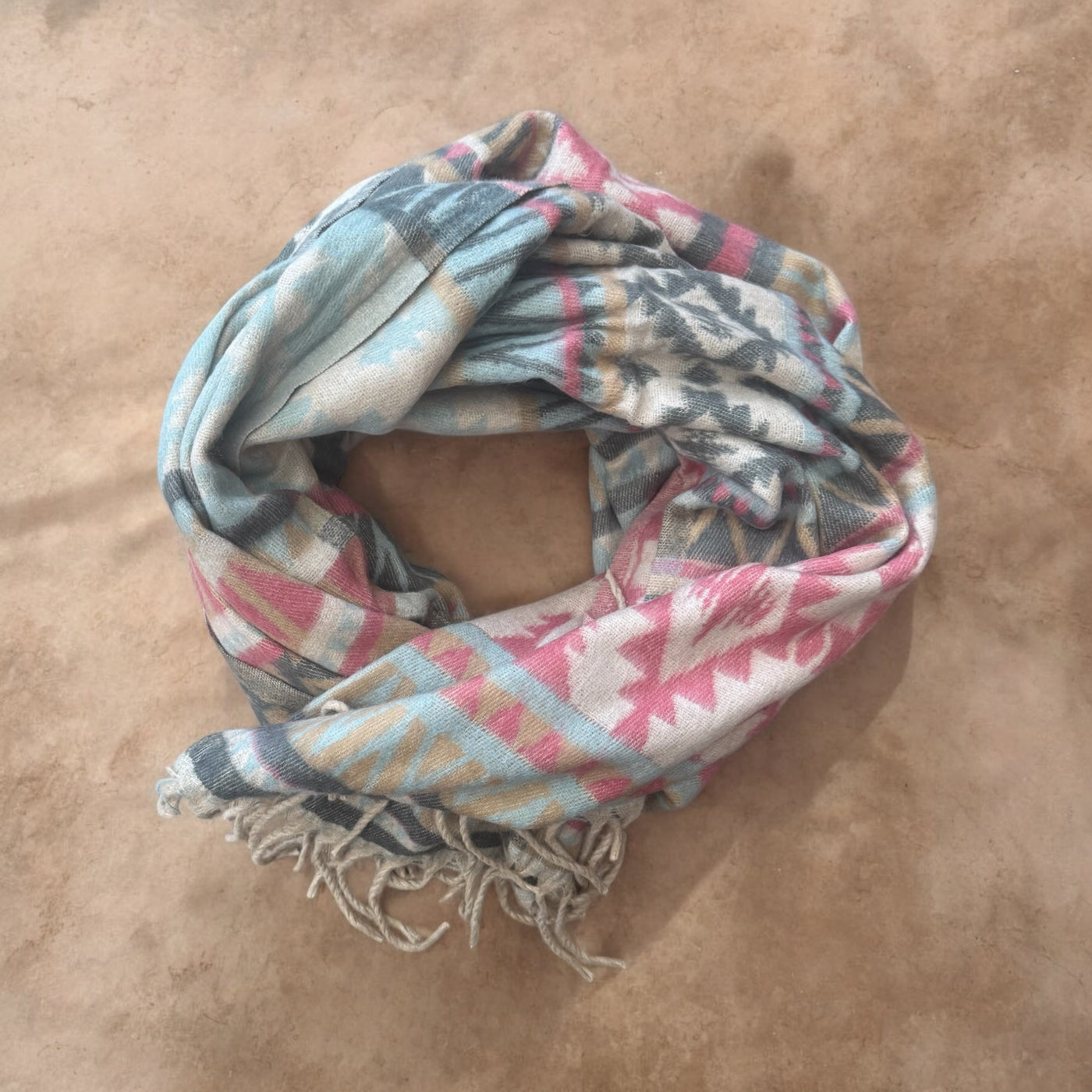 Blanket Scarf | Pastel Pink