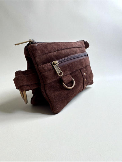 Suede Lila Belt | Deep Brown