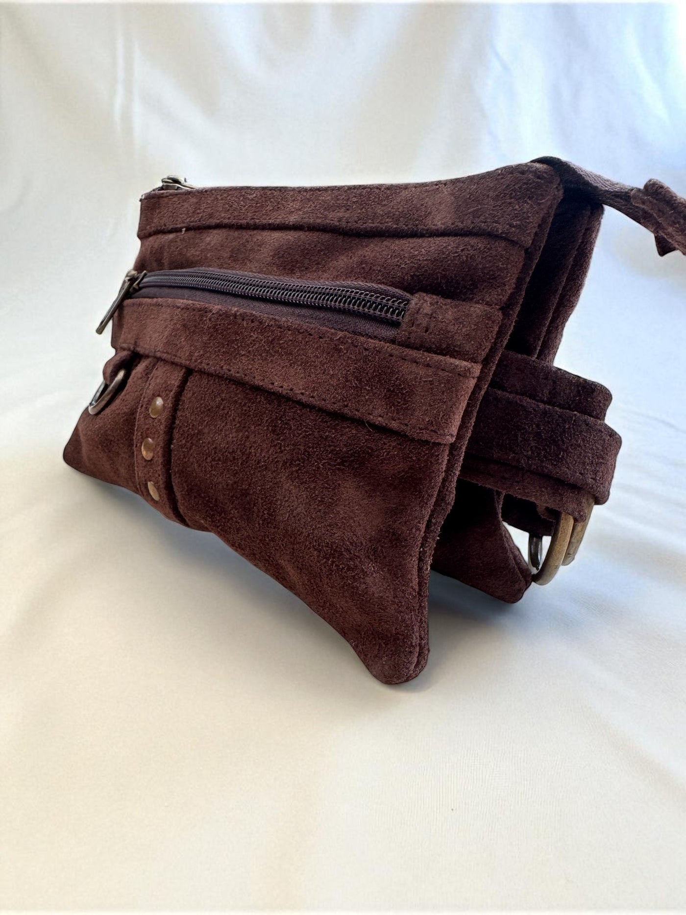 Suede Lila Belt | Deep Brown