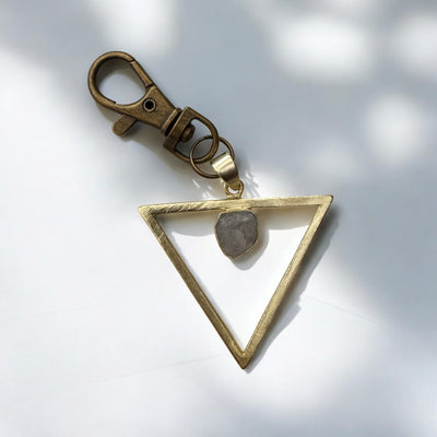 Raw Moonstone Triangle Belt Decoration