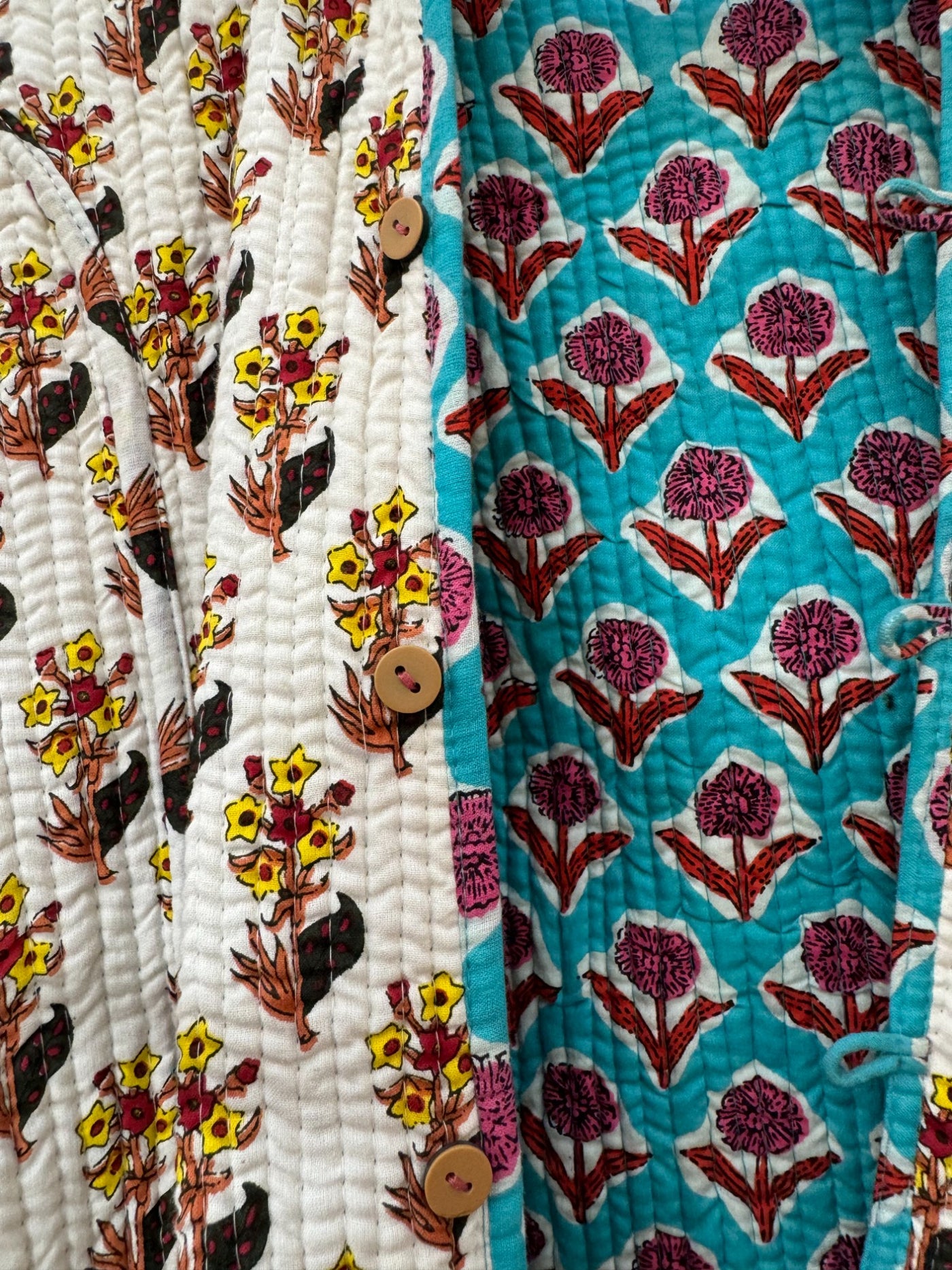 Kantha Jacket - Block Print Cotton | Seconds | S (8-10)