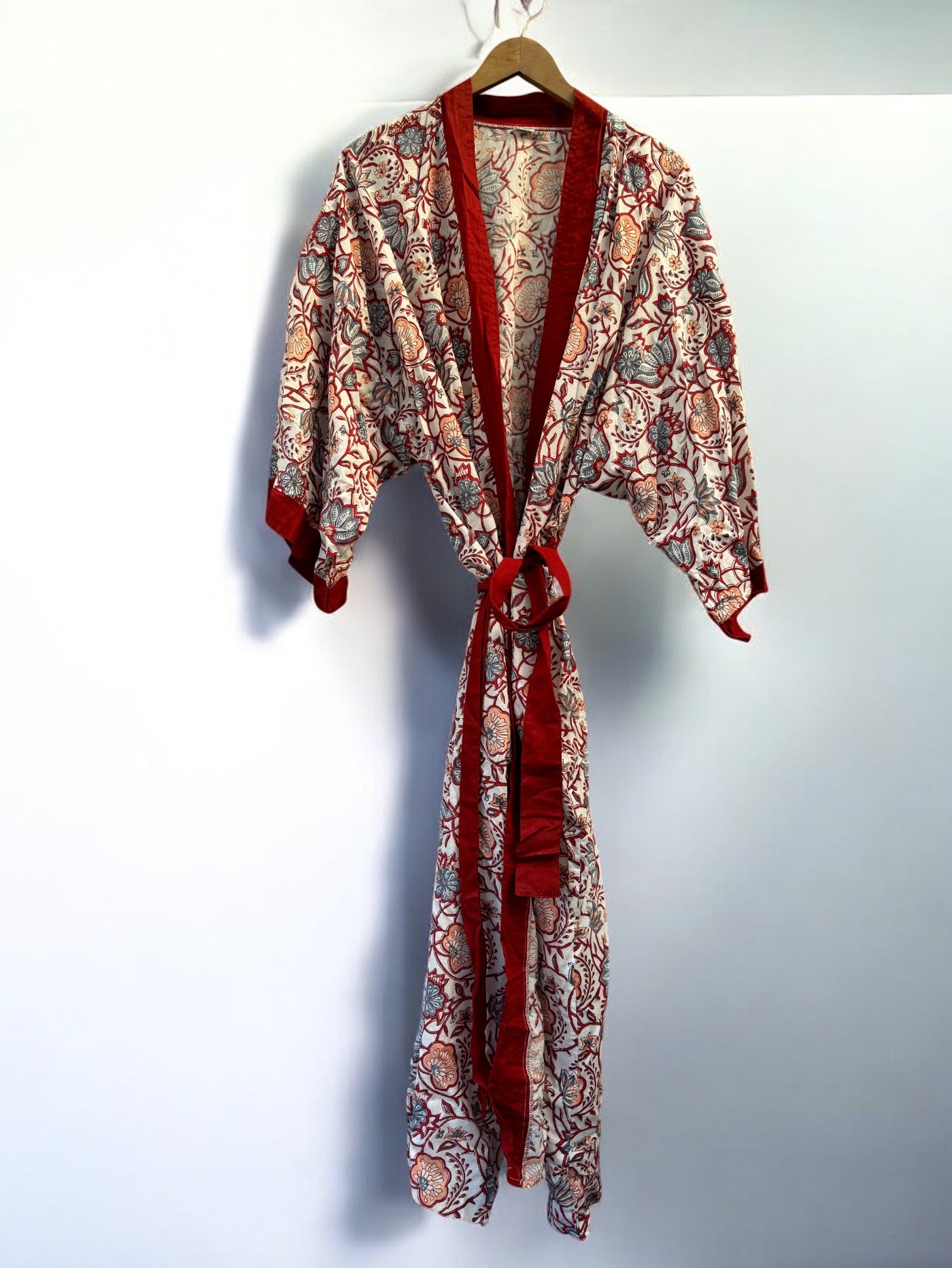 Long Kimono - 100% Cotton  | Large (10-14)