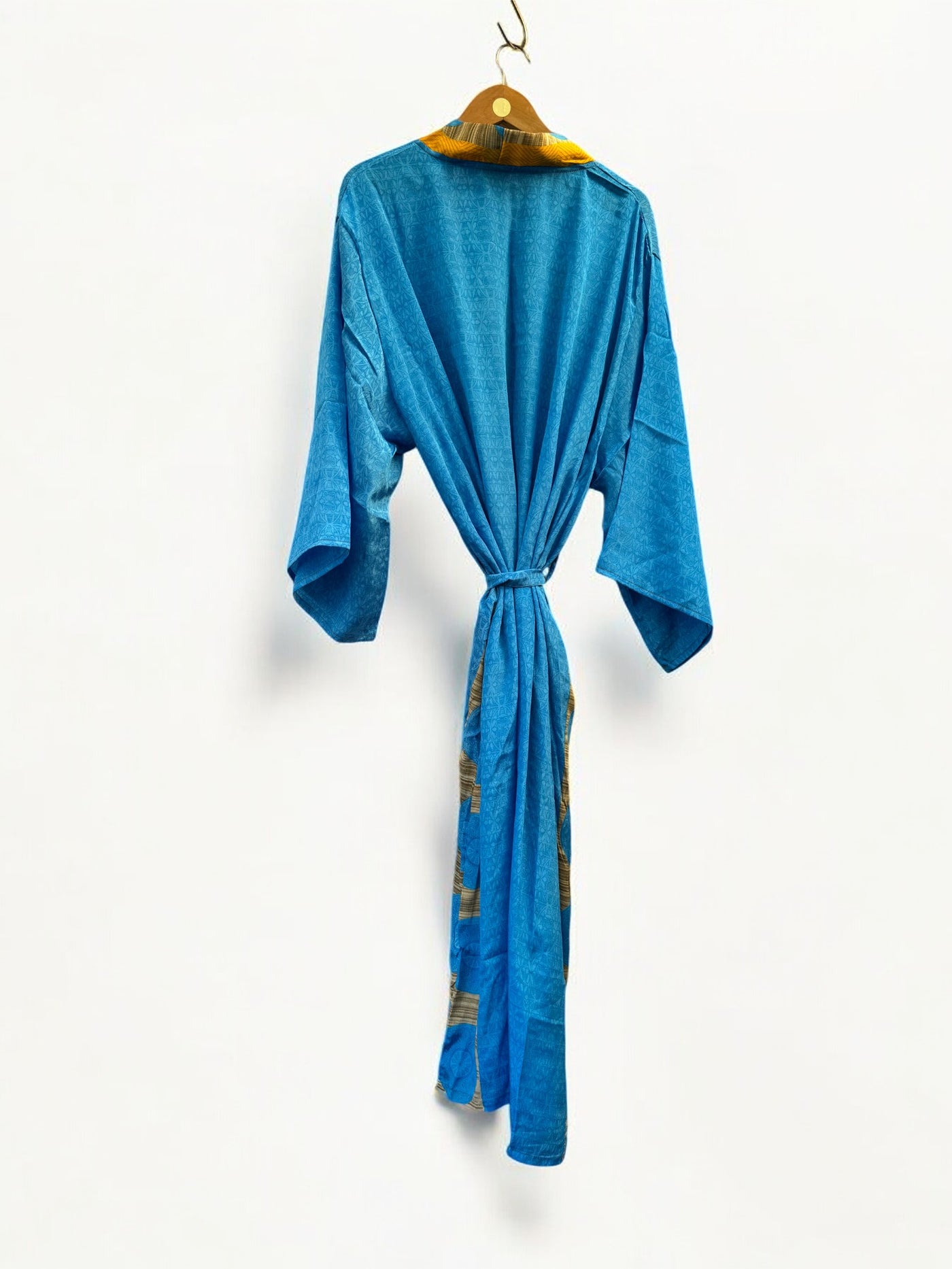 Long Kimono - Recycled Sari | Ex Display | Plus Size (16-20)