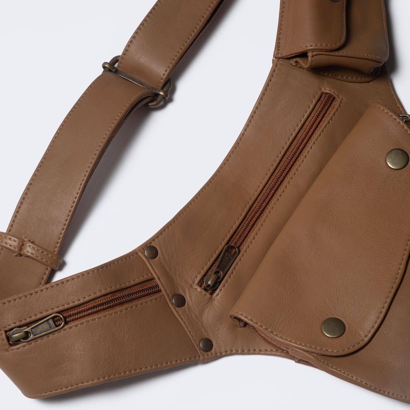 Leather Hip Bag | Tan