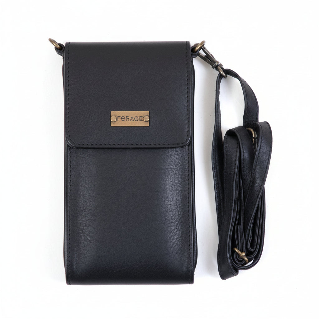 Cleo Phone Bag | Black – ForageDesign