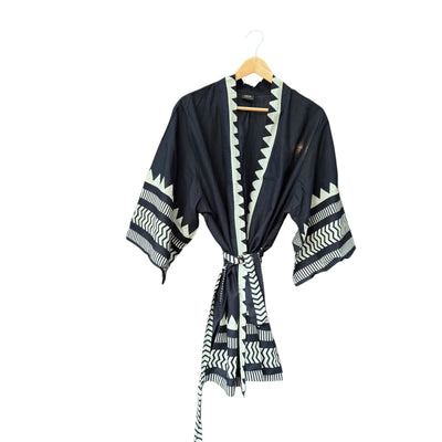 Short Cotton Eclipse Robe