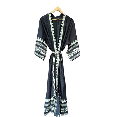 Long Cotton Eclipse Robe