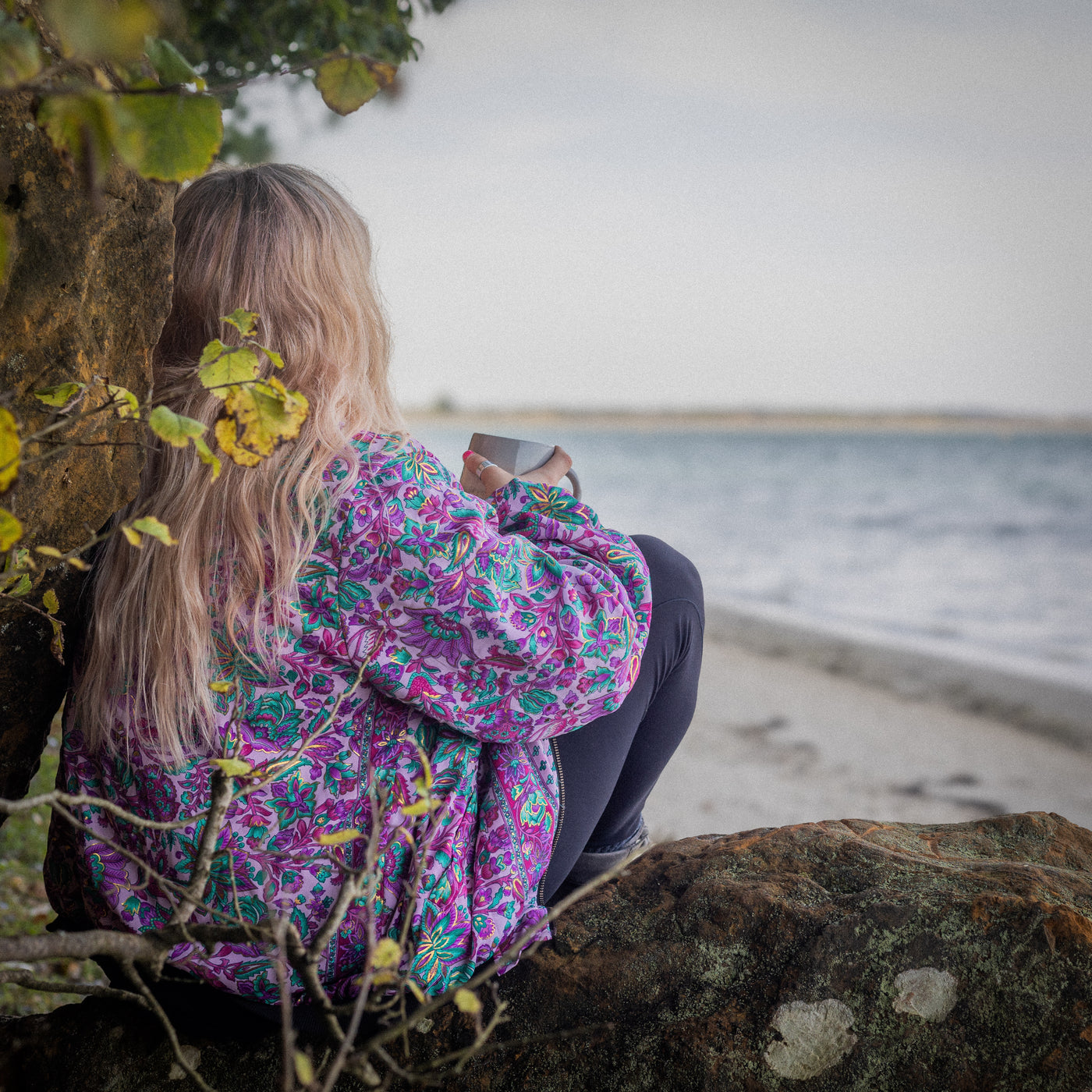 Bomber Jacket | Botanical Pink