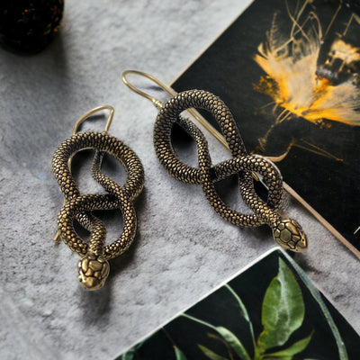 Spellcaster Serpent Earrings