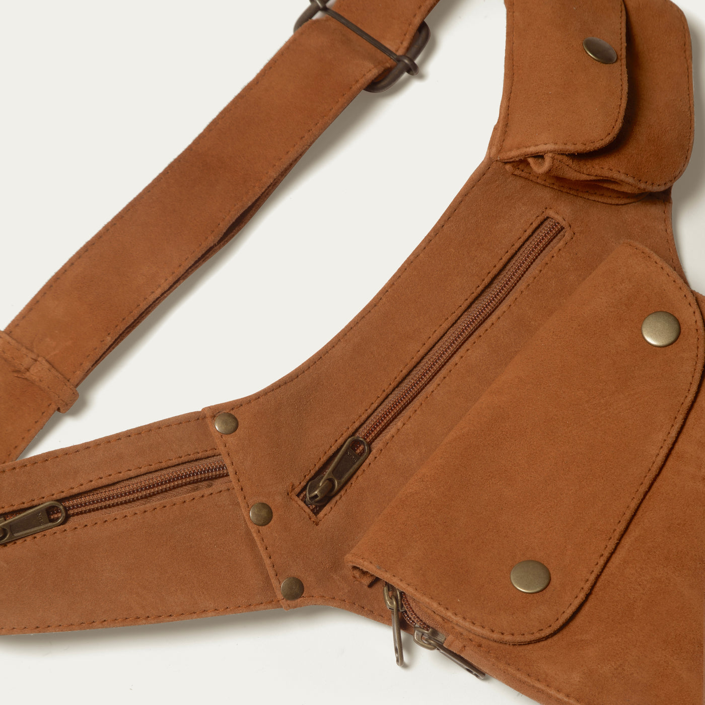 Suede Hip Bag | Ginger