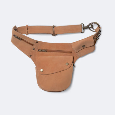 Suede Hip Bag | Peach