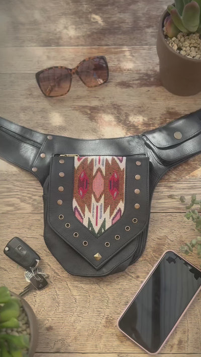 Leather Niisha Belt | Black