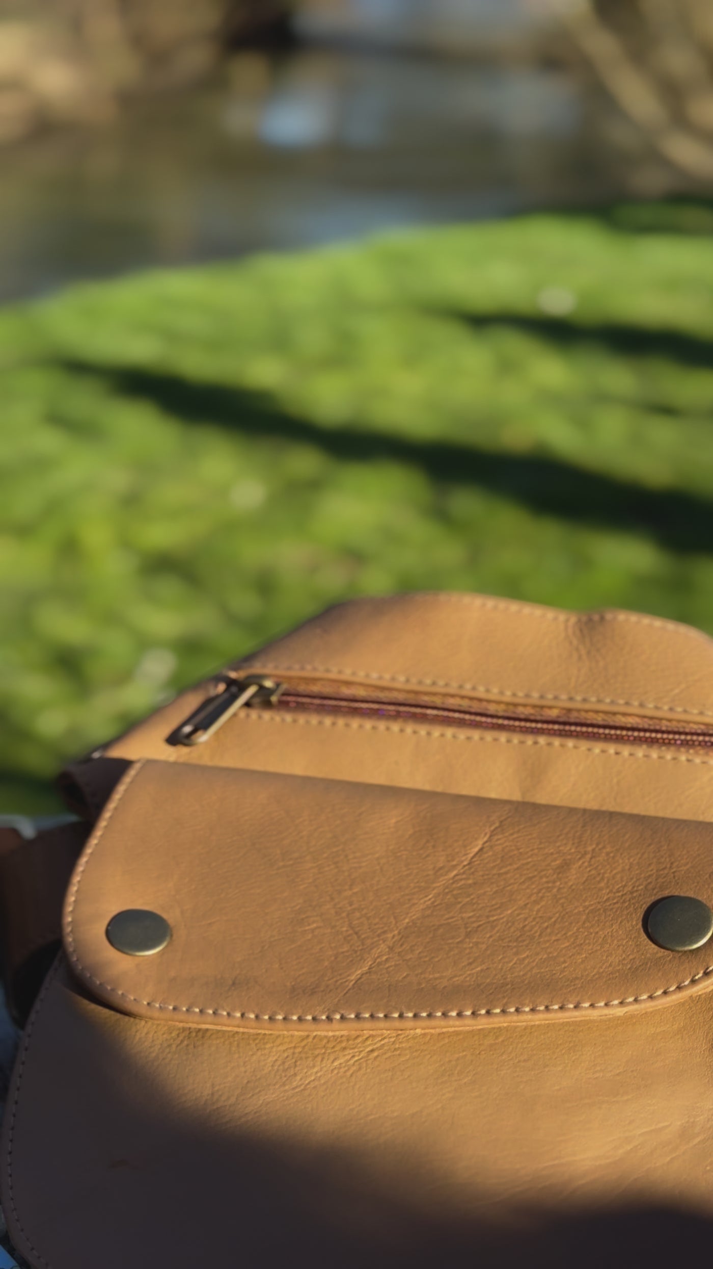 Leather Hip Bag | Tan