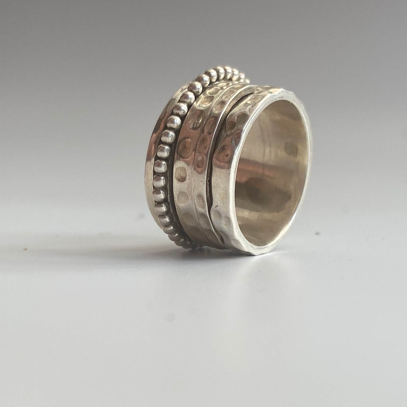 Silver Spinning Ring - P