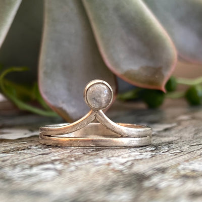 Moonstone Point Ring  - R/S