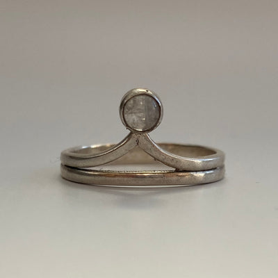 Moonstone Point Ring  - R/S