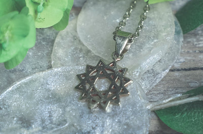 Heart Chakra necklace in Pure Brass - ForageDesign