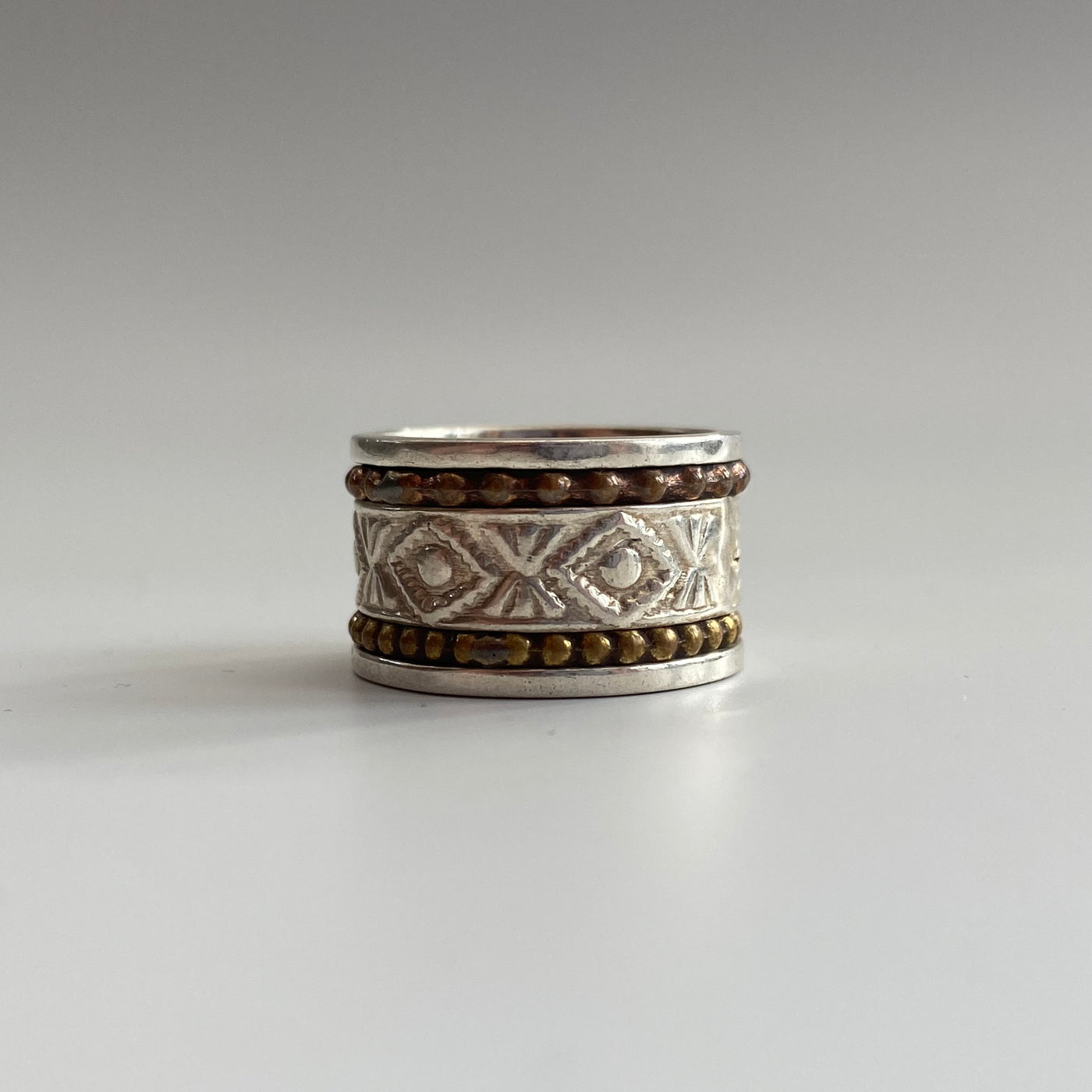 Silver Spinning Ring -  M