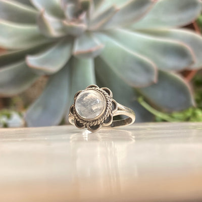 Moonstone Fleur Ring - K