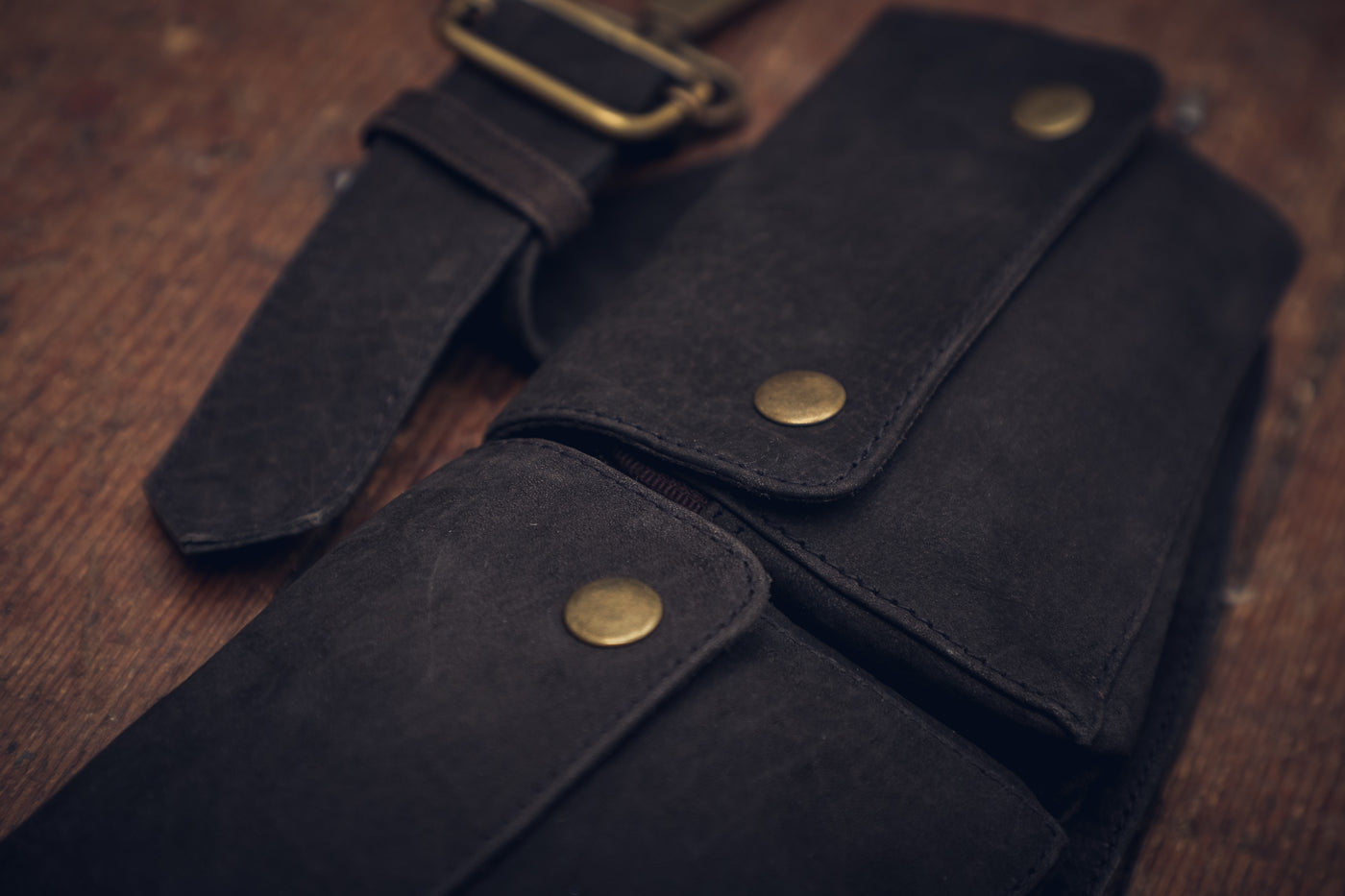 Leather Hipster Belt - ForageDesign
