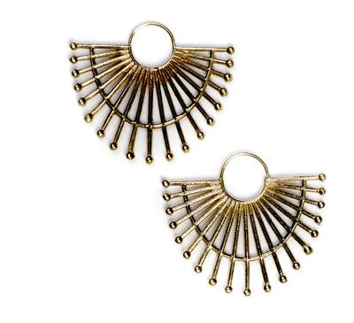 Brass Radial Hoops - ForageDesign