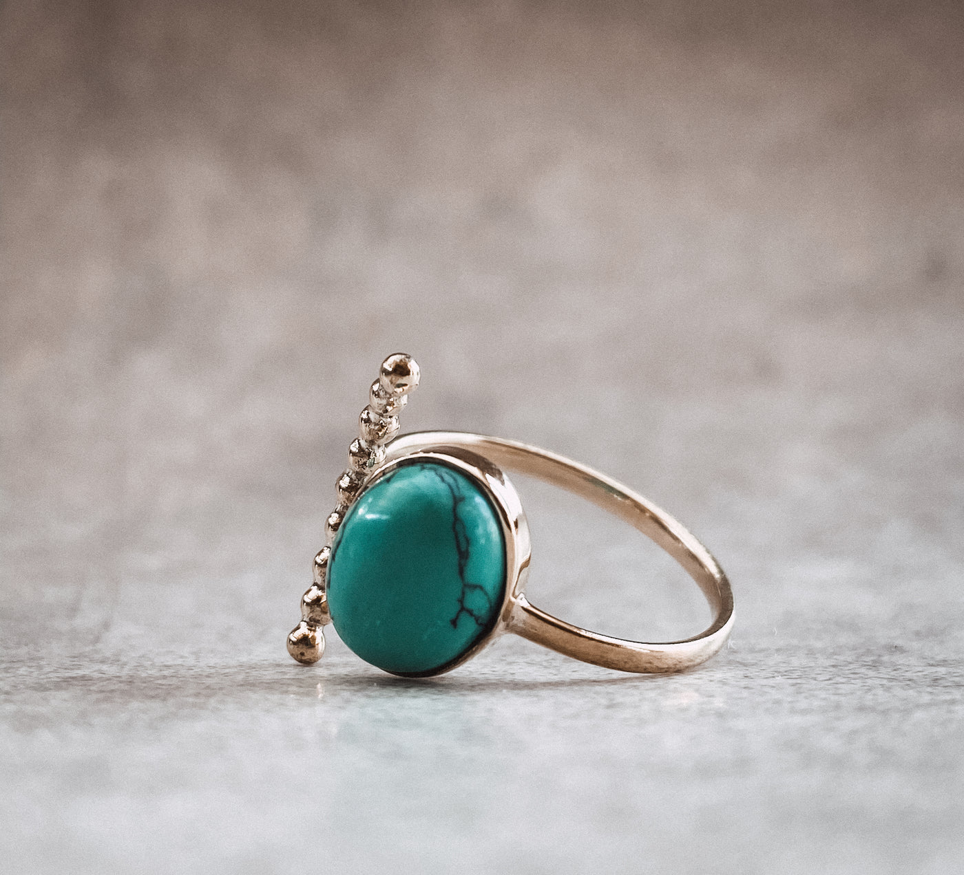 Turquoise Comet Ring