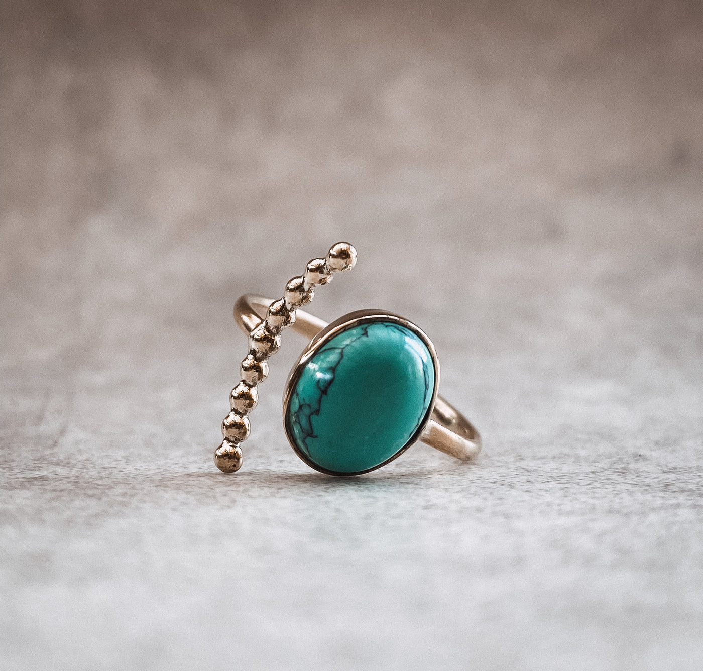 Turquoise Comet Ring