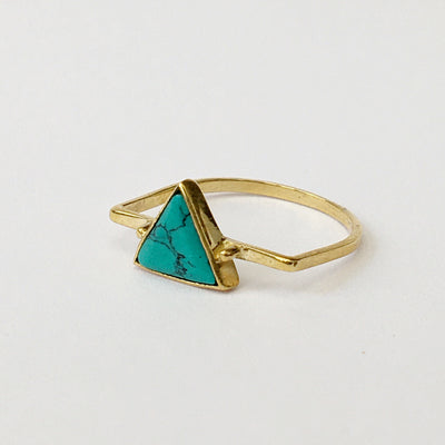 Melique Prism Ring - Turquoise - ForageDesign