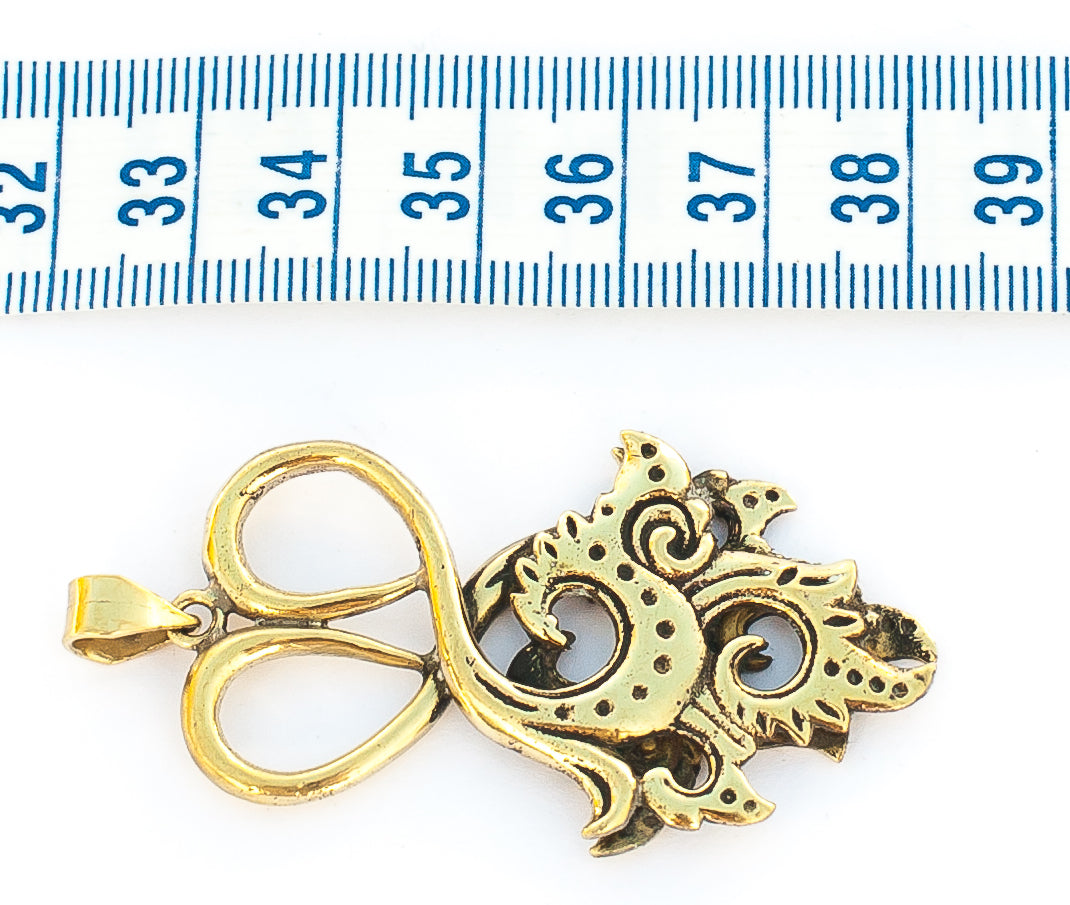 Double Tattoo Pendant - ForageDesign