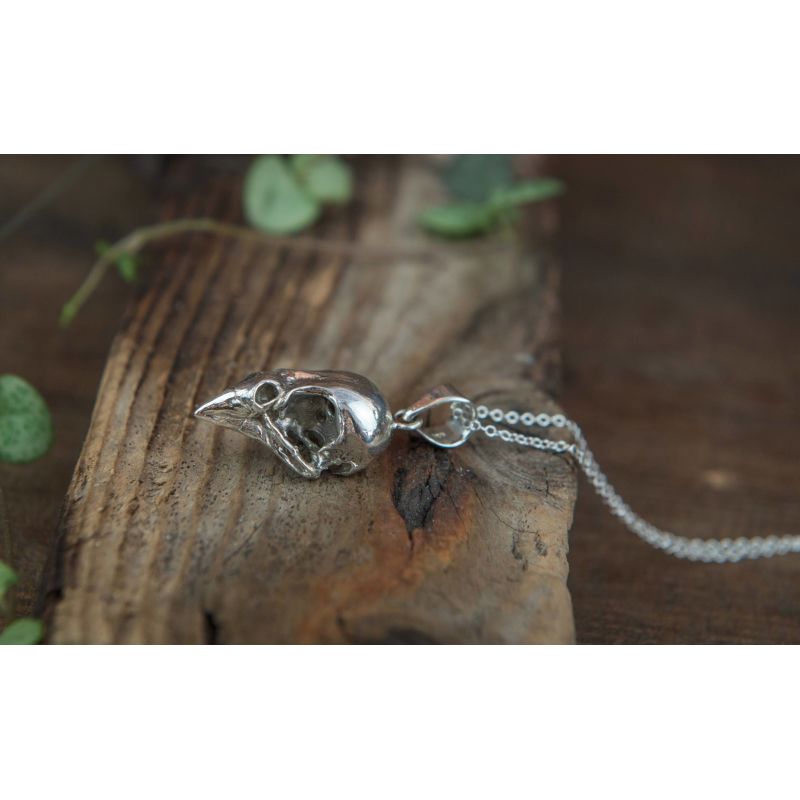 Silver Chaffinch Pendant - ForageDesign
